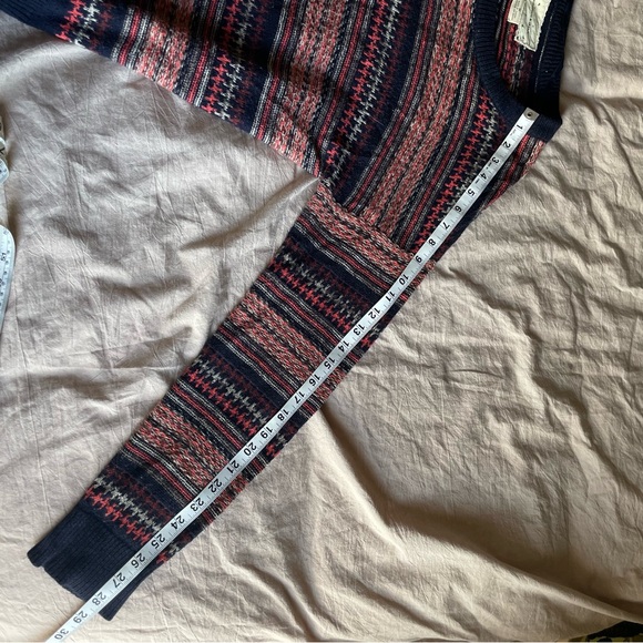 Urban Outfitters Coincidence & Chance Fair Isle Cotton Blend Knit Sweater Size M - Picture 8 of 8